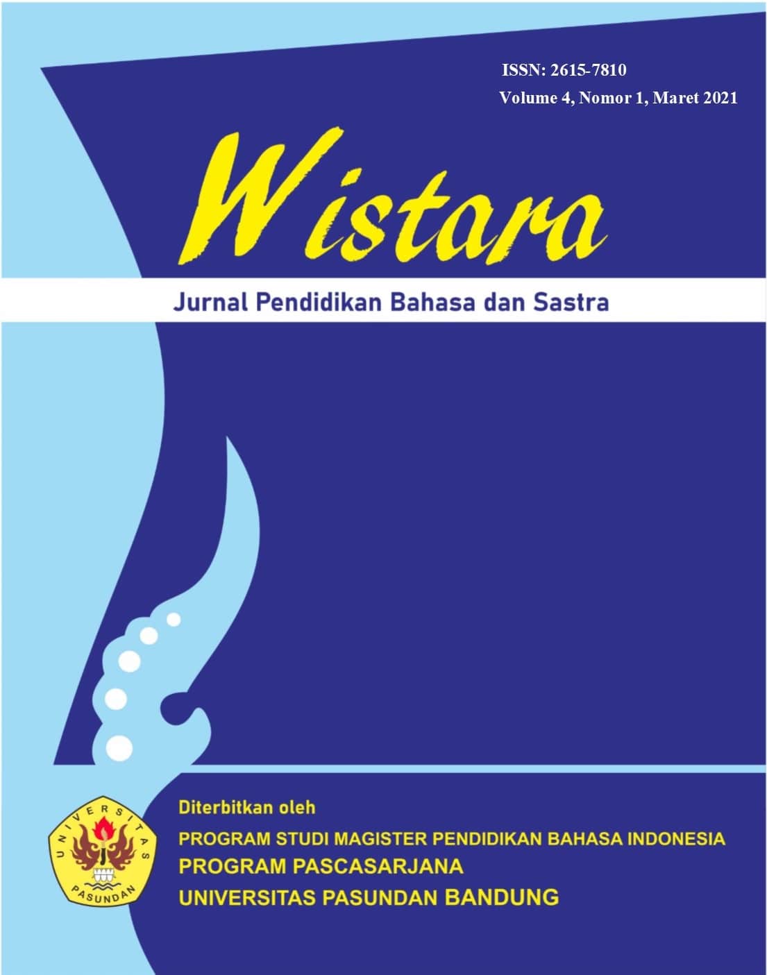 					View Vol. 4 No. 1 (2023): Wistara: Jurnal Pendidikan Bahasa dan Sastra
				