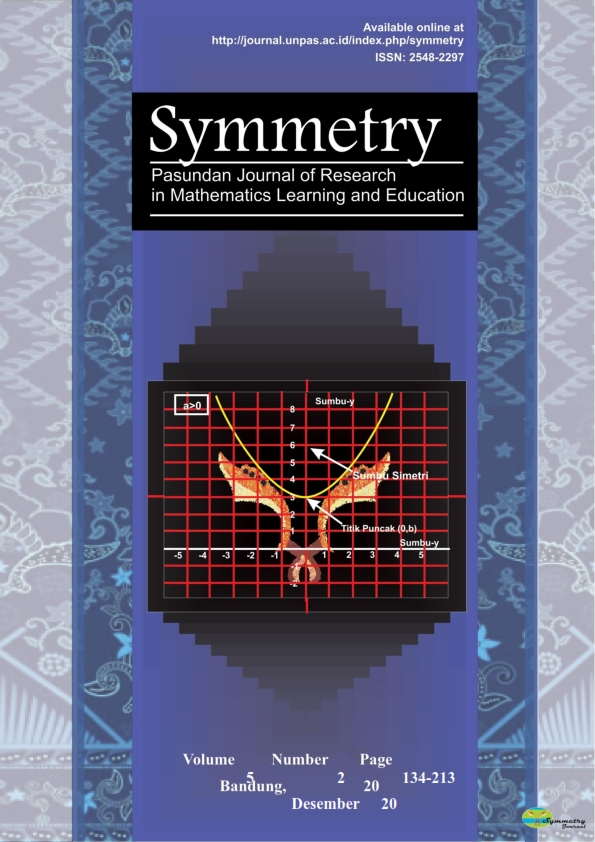 					View Vol. 3 No. 1 (2018): Symmetry: Pasundan Journal of Research in Mathematics Learning and Education
				