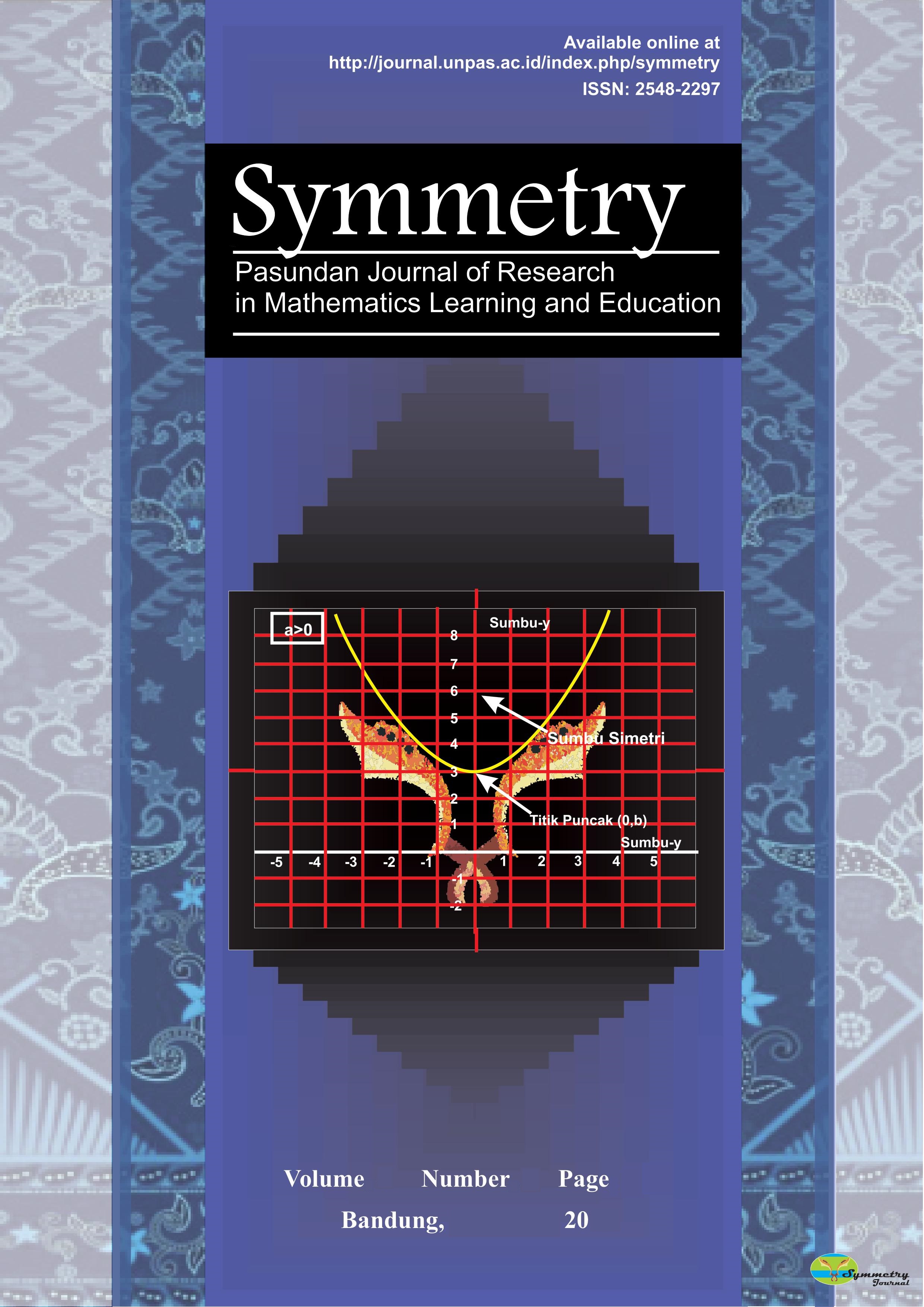 					View Vol. 8 No. 1 (2023): Symmetry: Pasundan Journal of Research in Mathematics Learning and Education
				