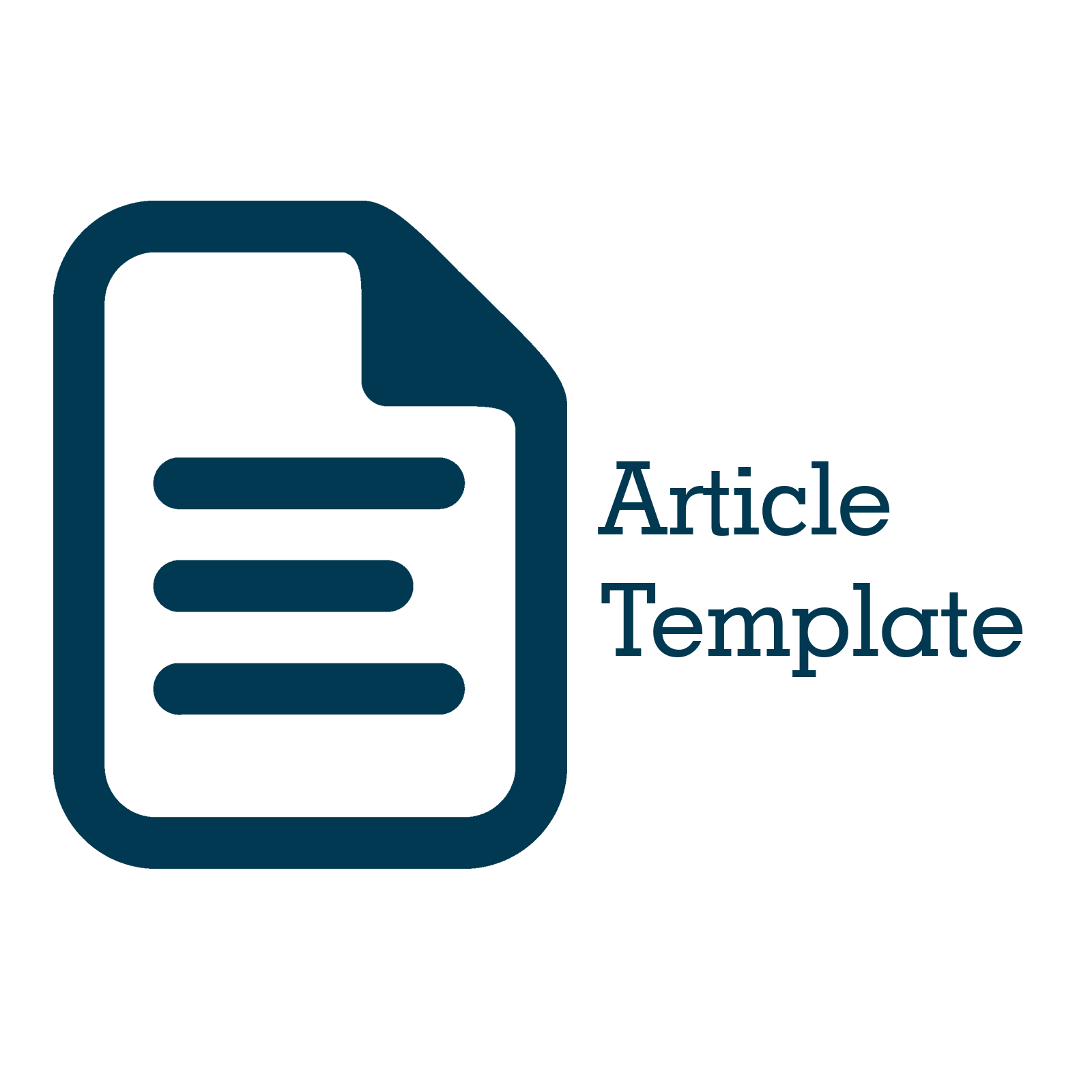 Image result for ARTICLE TEMPLATE logo