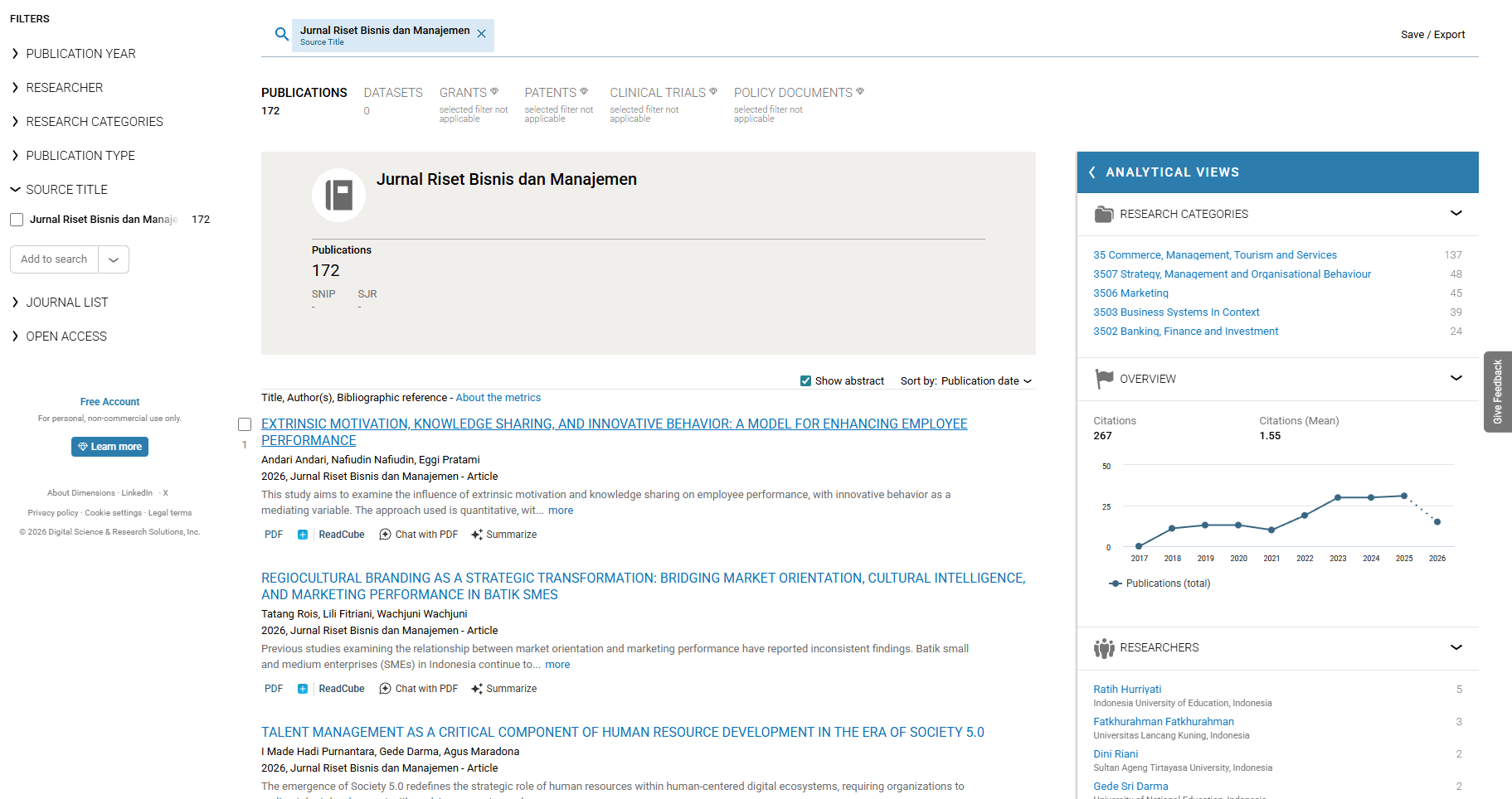 Dimensions Profile JRBM